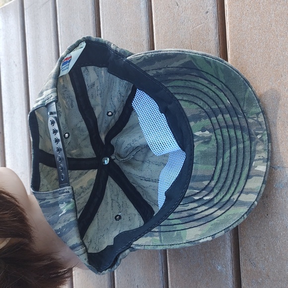 Vintage Cabela's Hunting Camouflage Snapback Outdoor Hat Cap OSFM - Picture 7 of 8